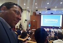 Соловьев на первом заседании общественного движения Земляки