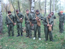 А вот общение с противогазои далось не всем